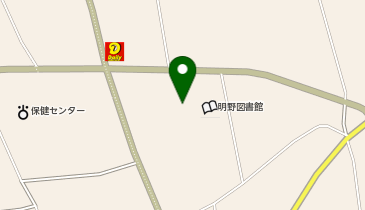 筑西市 明野公民館の地図画像