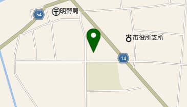 明野キリスト教会の地図画像