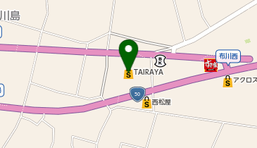 うさちゃんクリーニング TAIRAYA川島店の地図画像