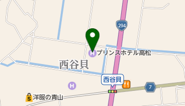 プリンスホテル高松の地図画像