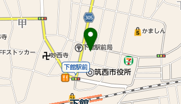 古橋氷店の地図画像