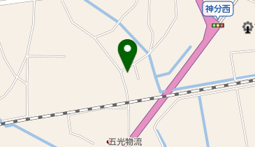 中央自動車販売株式会社整備工場の地図画像