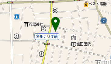 下館立正寺の地図画像