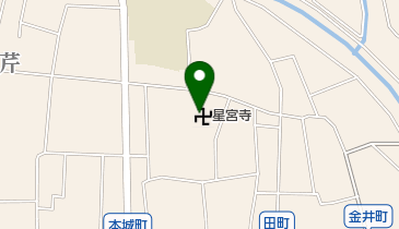 星宮寺の地図画像