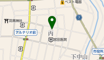 渋川青果店の地図画像