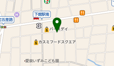 ハリカ下館店の地図画像