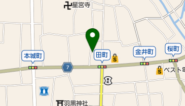 松竹美容室の地図画像