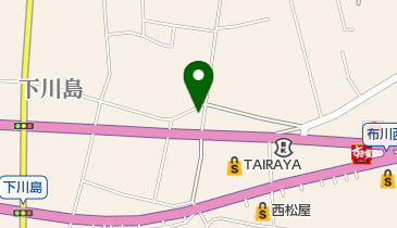 松田理容院の地図画像