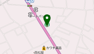 真中ふとん店の地図画像