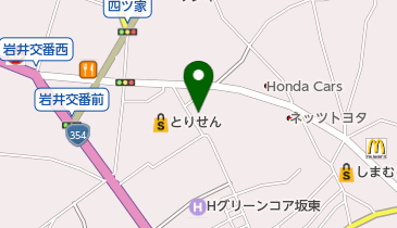 橋本せんべい屋の地図画像