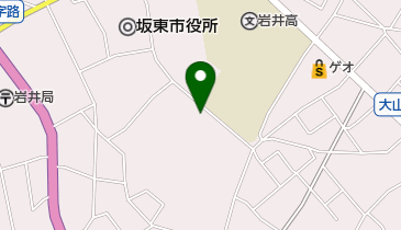 富国生命保険相互会社 岩井支部の地図画像