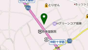 ヘアーサロンくすはらの地図画像