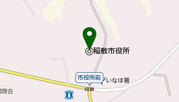 稲敷市役所の地図画像