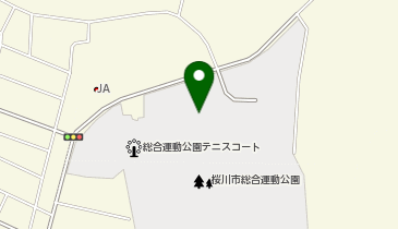 桜川市 岩瀬体育館・ラスカの地図画像