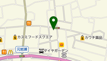 有限会社一真堂の地図画像