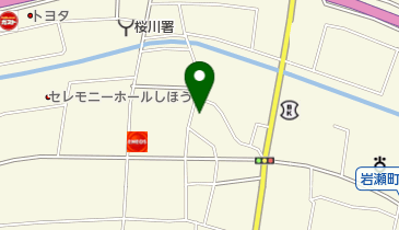 中屋鋸店の地図画像