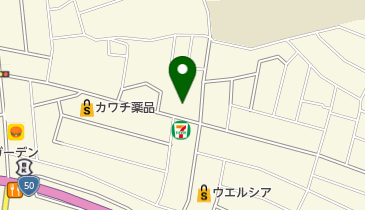 アトリエ・ほりなか 岩瀬店の地図画像