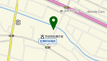 田辺表具店の地図画像