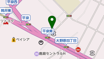 レストランハーバーの地図画像