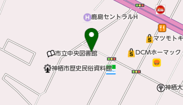 神栖けんこう院の地図画像