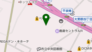 鹿島セントラルビルの地図画像