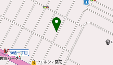 鹿島ダルクの地図画像