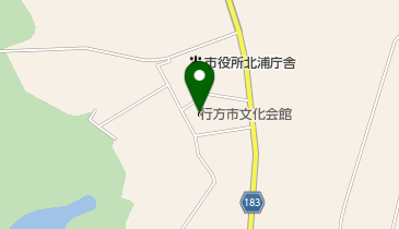 行方市 北浦公民館の地図画像