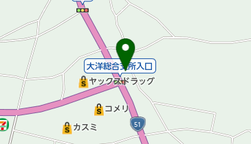 槐美容室の地図画像