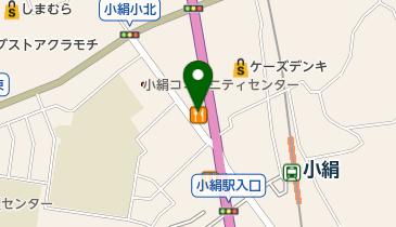 吉野家谷和原インター店の地図画像