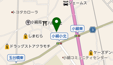 中島洋品店の地図画像