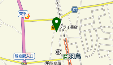 ナガイサイクルショップの地図画像