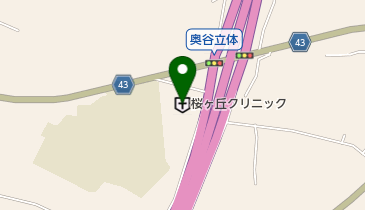 桜ヶ丘クリニックの地図画像