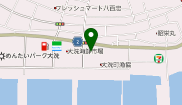 大洗海山直売センターいきいきの地図画像