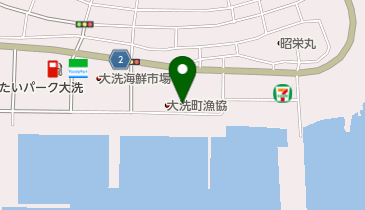 大洗町漁協 卸売市場の地図画像
