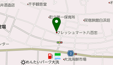 八百忠商店の地図画像