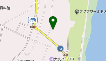 レストラン大洗亭の地図画像