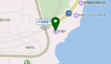 大洗町役場 生涯学習課の地図画像