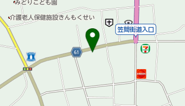 横倉クリーニング店の地図画像