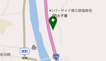 大子町商工会の地図画像