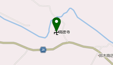 高徳寺の地図画像