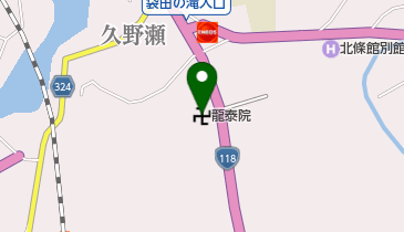 竜泰院の地図画像