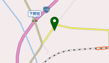 益子ふとん店の地図画像