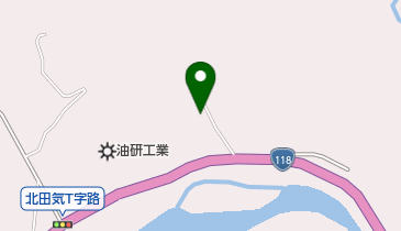 油研工業株式会社袋田工場の地図画像