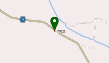 大森建設株式会社生コン部貝名沢工場の地図画像