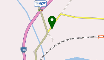 本田洋品店の地図画像