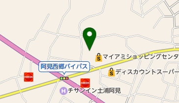かどやマイアミ店の地図画像