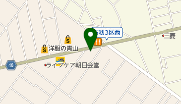 筧田不動産の地図画像