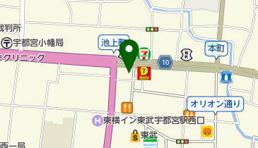 上野文具株式会社の地図画像