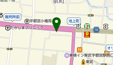 白木屋画材額縁店の地図画像