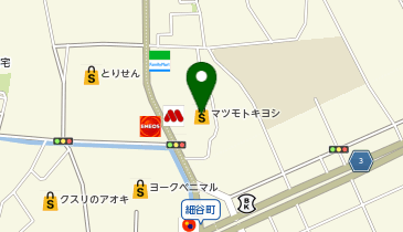 サトーカメラ株式会社 宇都宮細谷店の地図画像